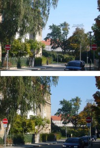 Schillingstraße nun freigegeben für Radfahrer am 11.10.2010