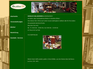 Homepage der Buchhandlung Buchlese 29
