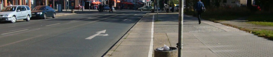 Fußweg zwischen Poststraße und Reisewitzer Straße