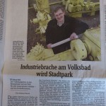 SZ Artikel zum Volksbadgarten