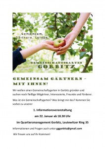 1. Info Treffen Flyer