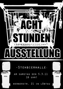 Plakat zur Ausstellung am 05.03.2011