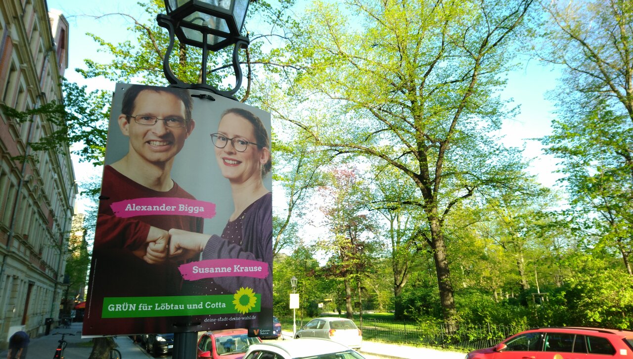 Plakate, Kandidaten, Briefwahl – Kommunalwahl 2019 im Dresdner Westen