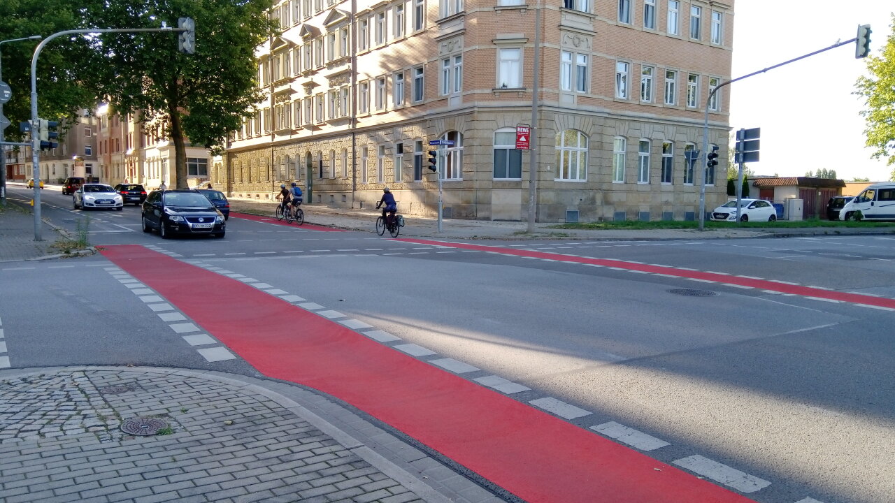 Radverkehr in Löbtau: Ein Schritt vor, einer zurück!