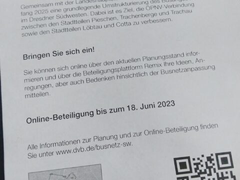 Neues Busnetz Süd-West – jetzt beteiligen!