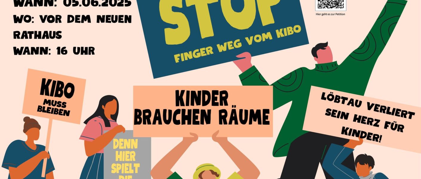 Ein Demo-Plakat