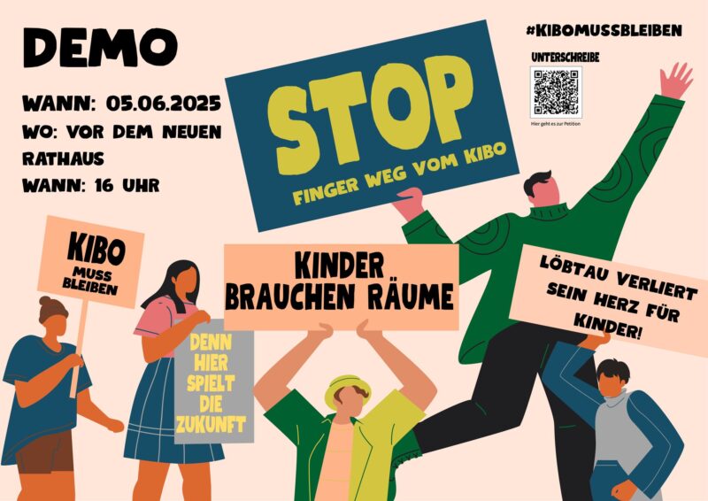 Ein Demo-Plakat